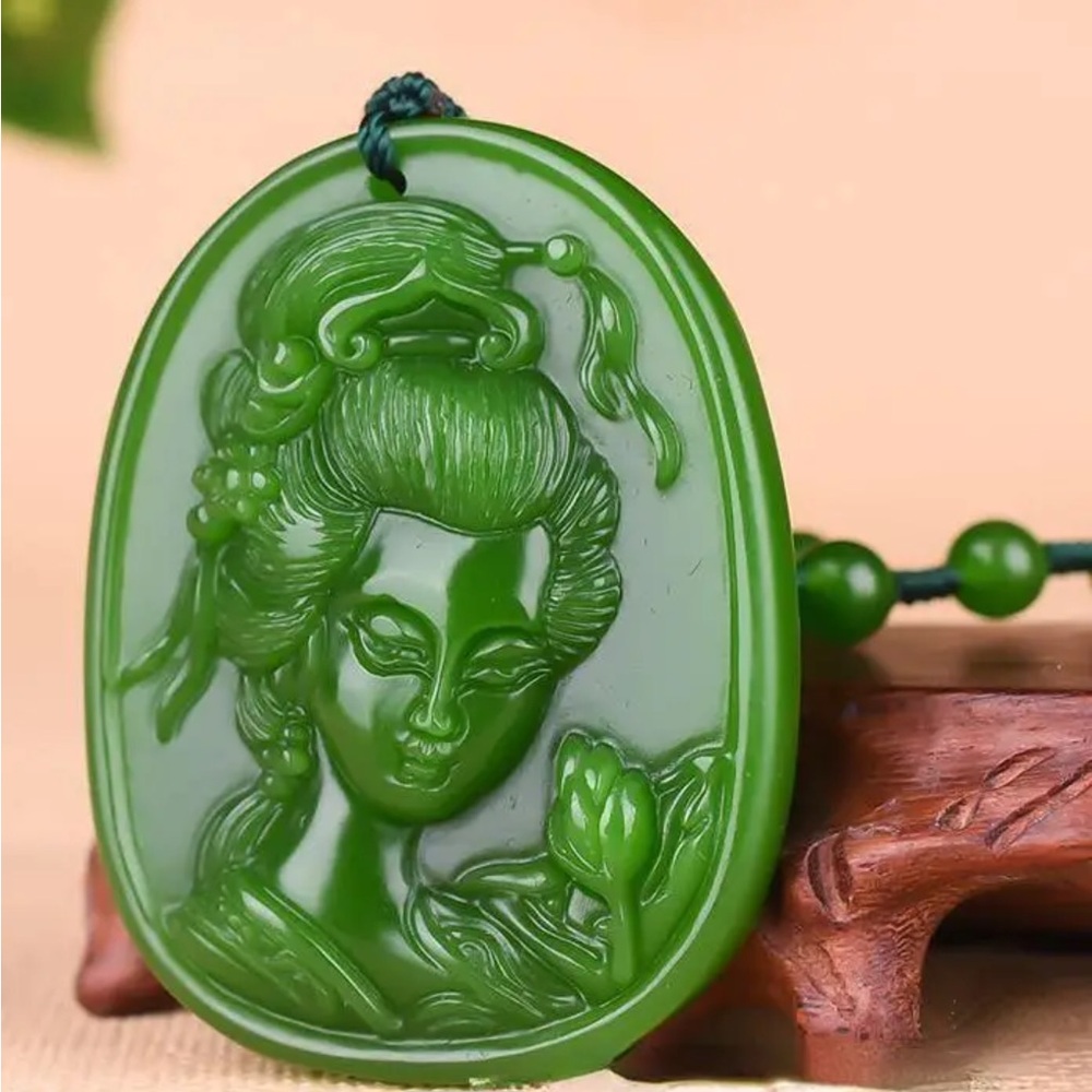 Earth Art Handcrafted Green Artisan Necklace